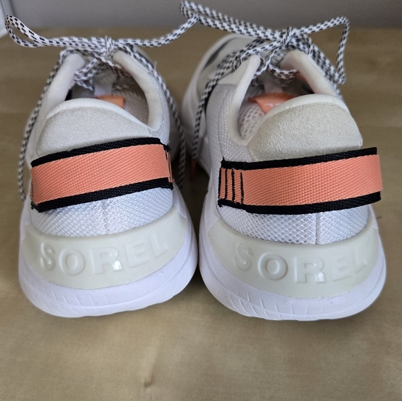 Sorel Women's Explorer Blitz Leisure Lace Sneakers White/Black Size 9 - Picture 4 of 10